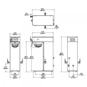  جهاز ITCB Twin HV عالي الحجم إصدار بلاتينيوم™، 120/240V