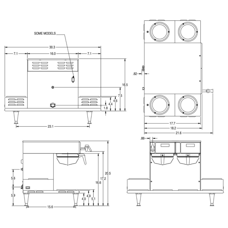 AXIOM® 0/6 Twin (6 Lower Warmers)