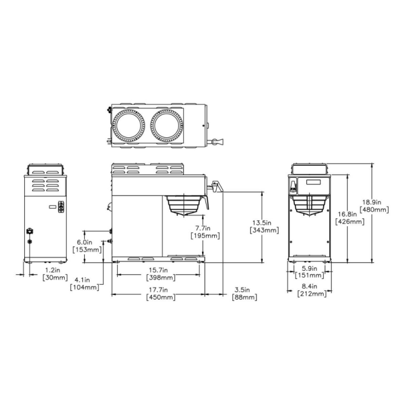 AXIOM® 15-3 (2 Upper/1 Lower Warmer)