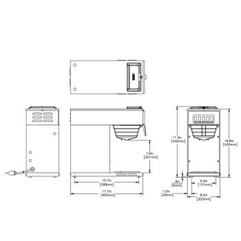 VP17-1, Stainless (1 Lower Warmer)